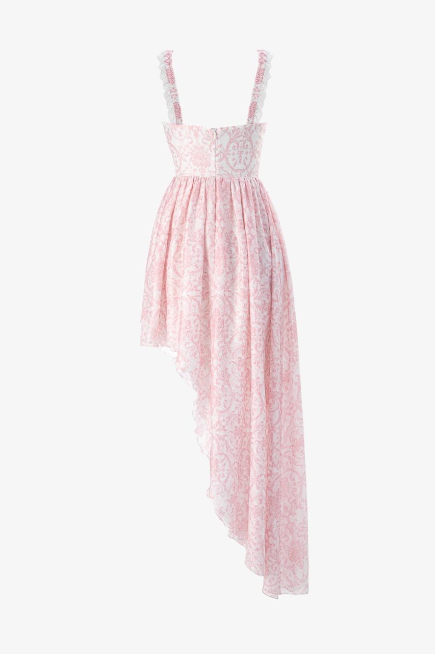Elisabeth luxury organza dress by Sadovska back view