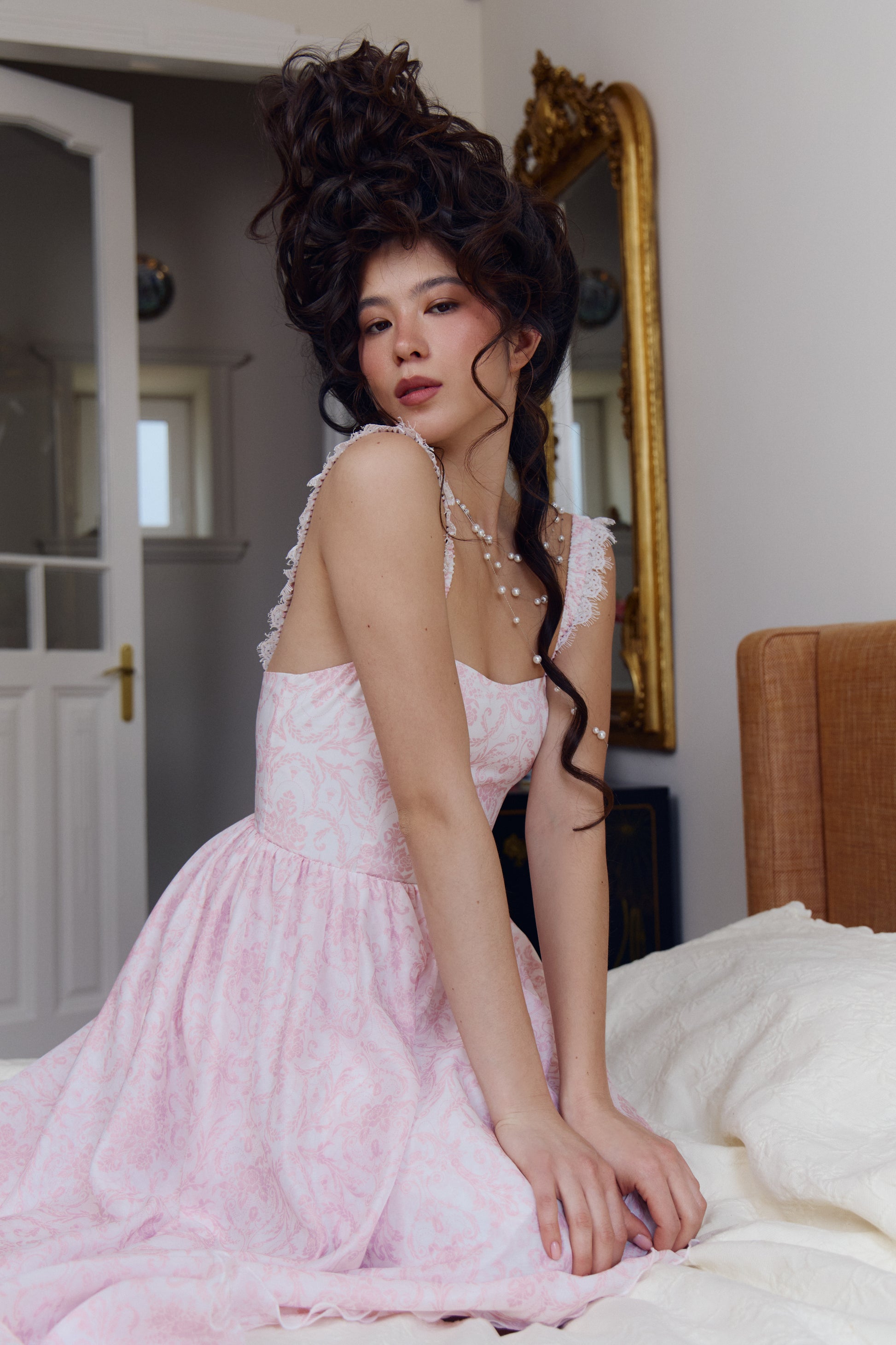 Elisabeth Asymmetrical Organza Dress