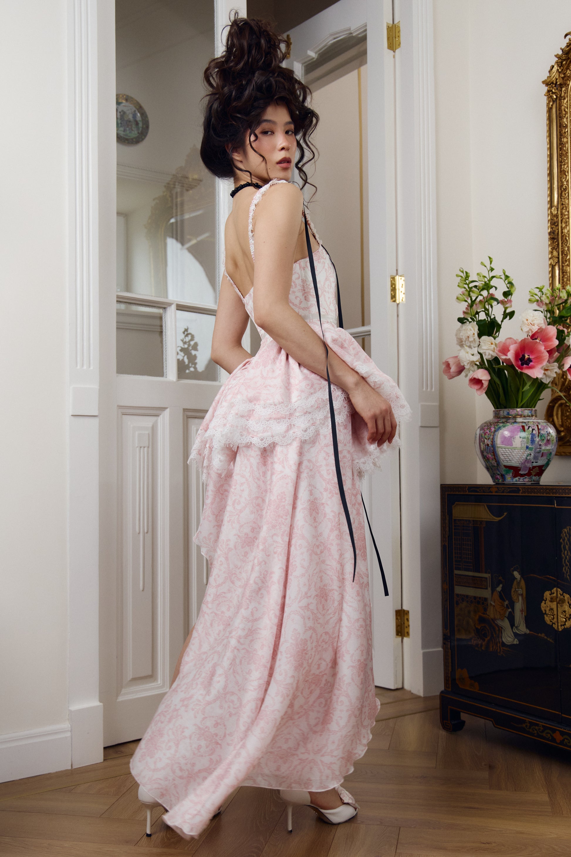 Elisabeth Asymmetrical Organza Dress