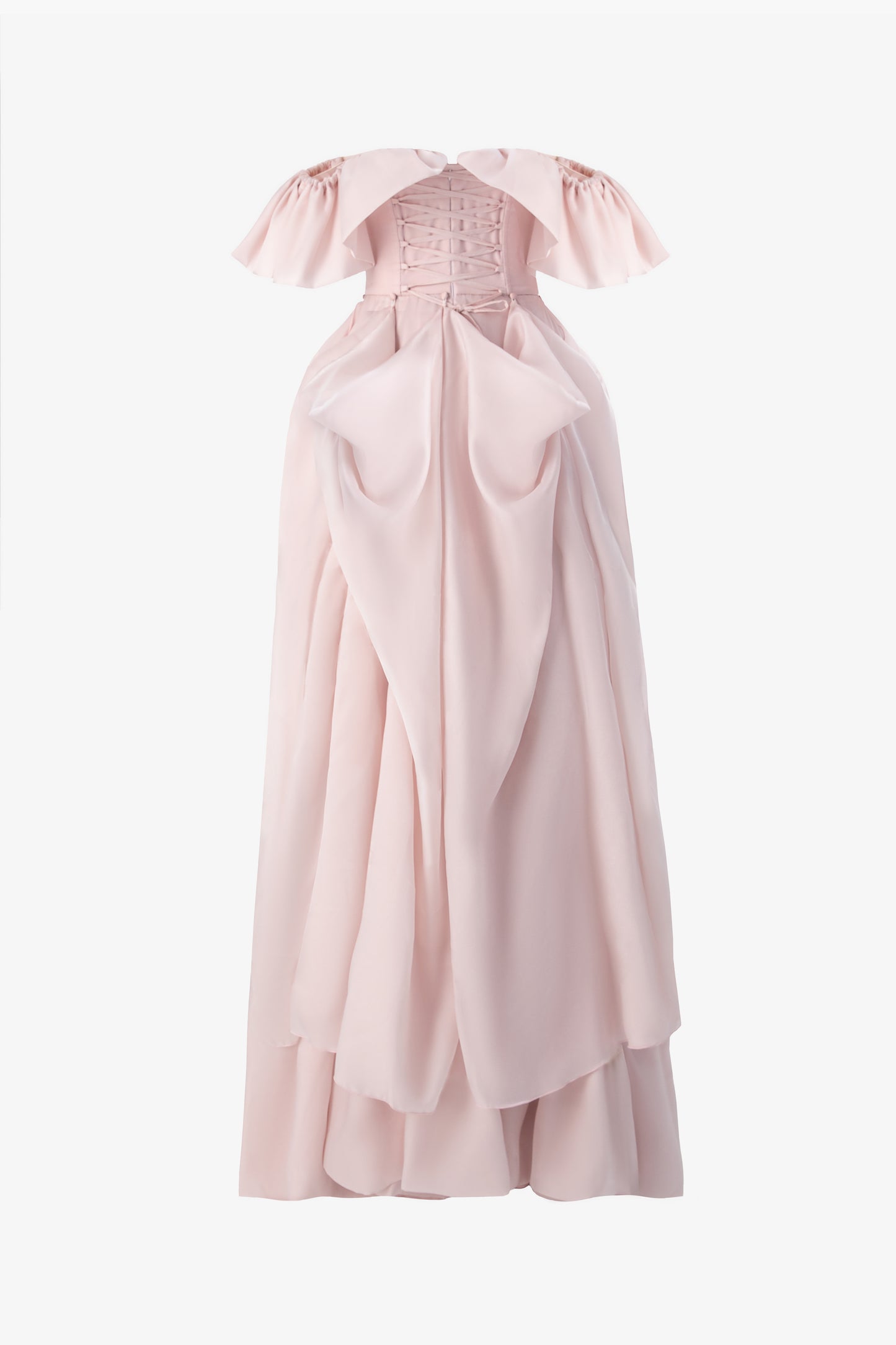 Long organza dress with train Le Bal